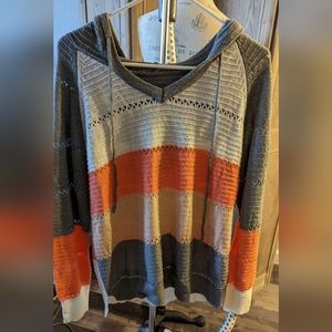 Waffle Knit Sweater Size Large
